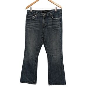 Calvin Klein Jeans Flare Blue Faded Stretch Denim - Size 12 L30
